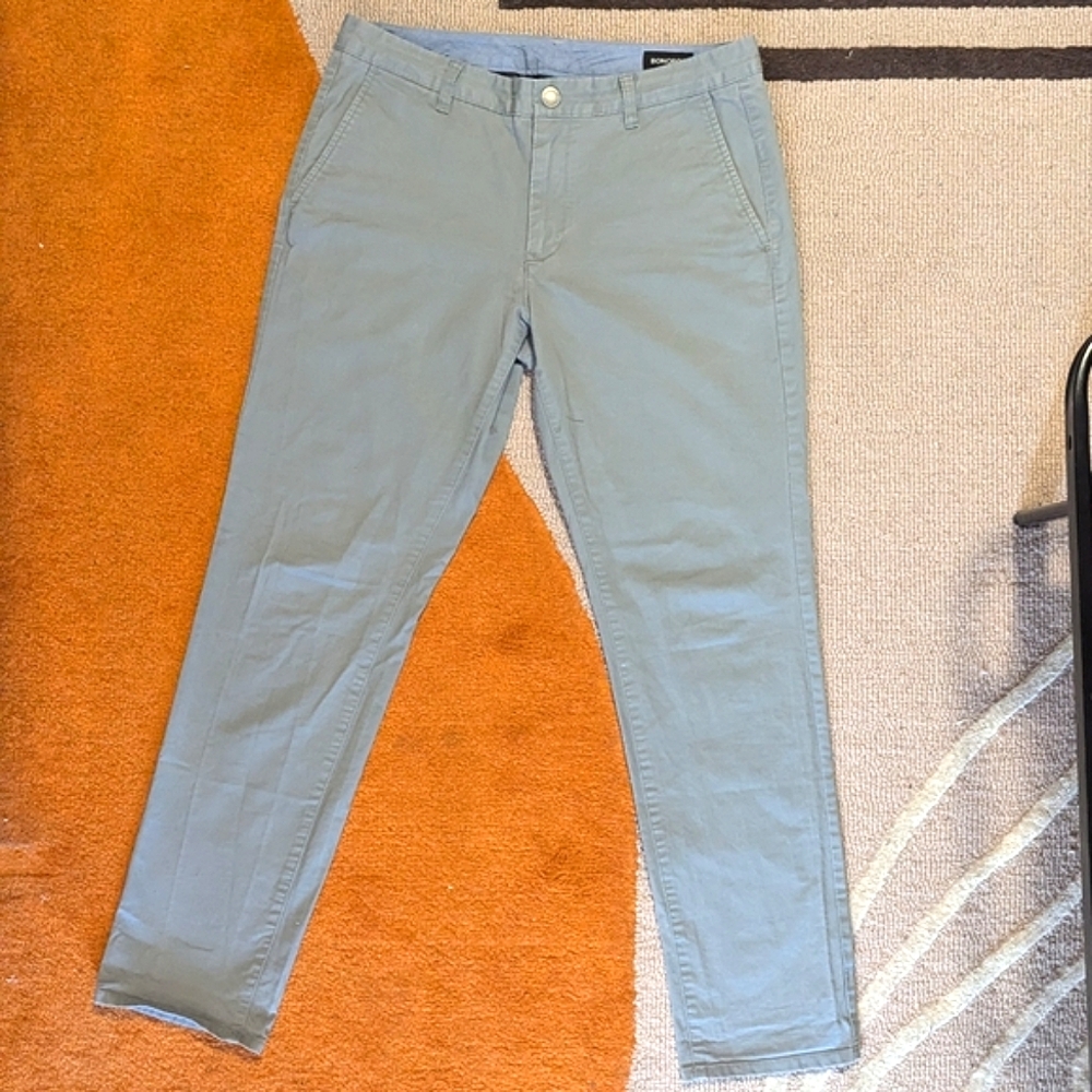 Bonobos light grey slim chinos- 33x32